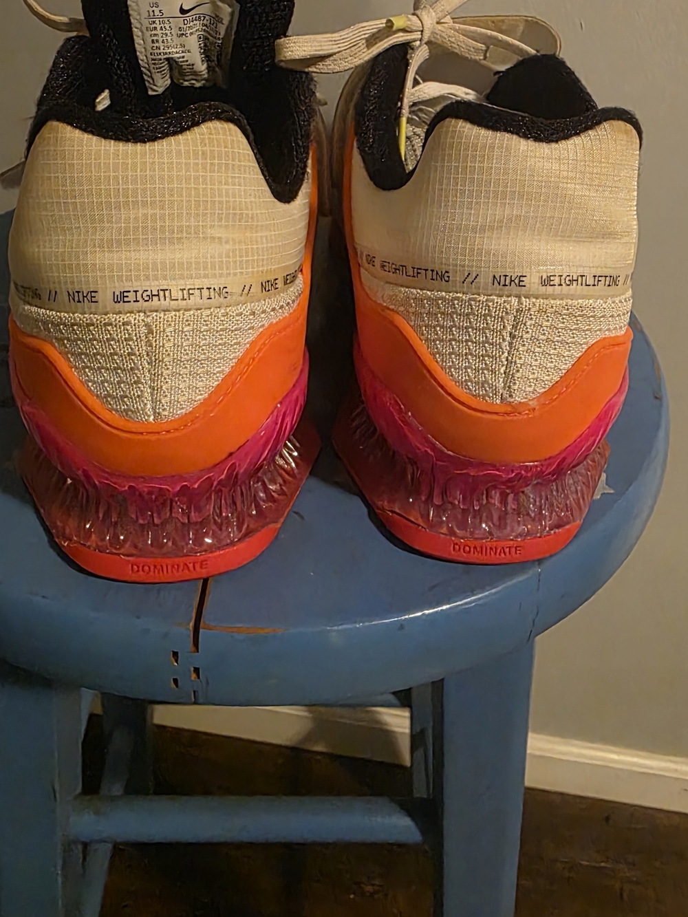 Nike Romaleos 4 Weightlifting Shoes Rawdacious DJ4487-121 Men’s Size 11.5 - Picture 5 of 6